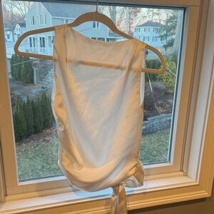 Zara Cream Sleeveless Blouse